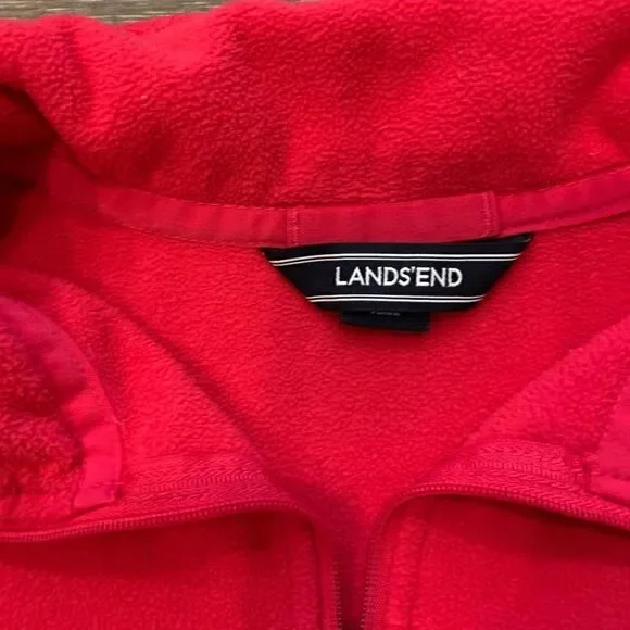Lands End Women’s Quarter Zip Pull-Over Lightweight Fleece. Size: M. - Picture 2 of 4